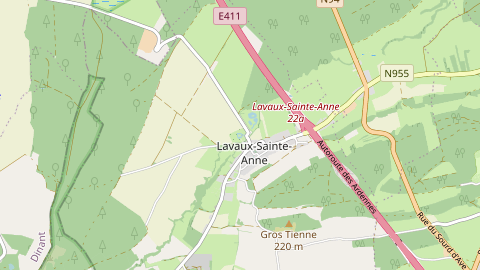 Carte de localisation de l'évènement