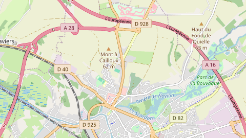 Carte de localisation de l'évènement