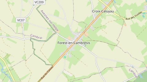 Carte de localisation de l'évènement