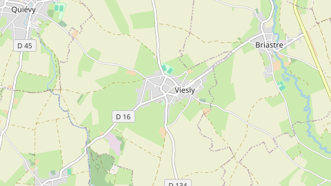 Carte de localisation de l'évènement