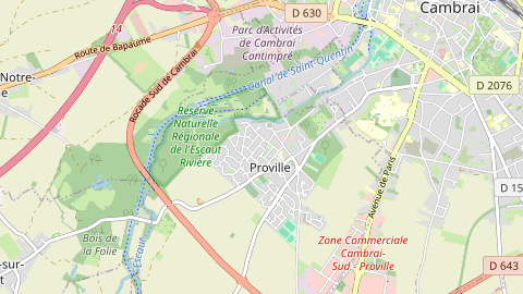 Carte de localisation de l'évènement