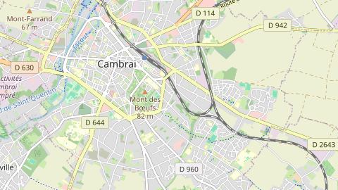 Carte de localisation de l'évènement