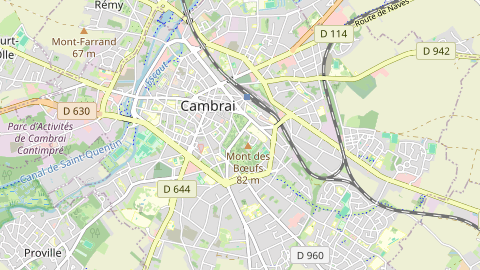 Carte de localisation de l'évènement