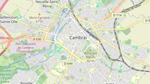 Carte de localisation de l'évènement