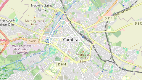Carte de localisation de l'évènement