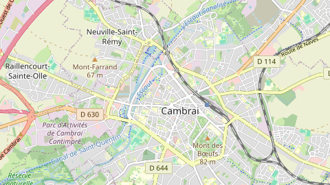 Carte de localisation de l'évènement