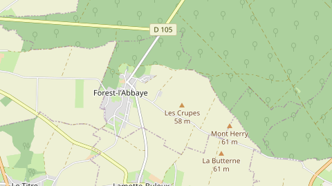 Carte de localisation de l'évènement