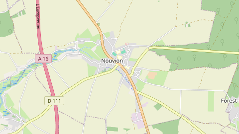 Carte de localisation de l'évènement