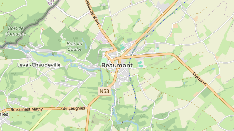 Carte de localisation de l'évènement