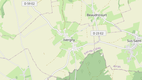 Carte de localisation de l'évènement