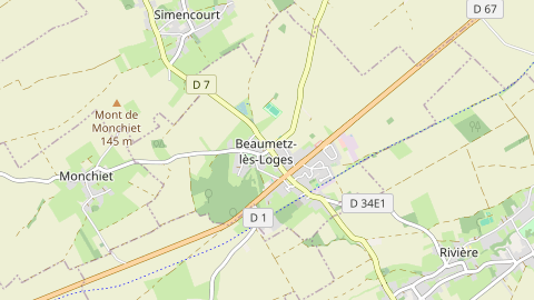 Carte de localisation de l'évènement