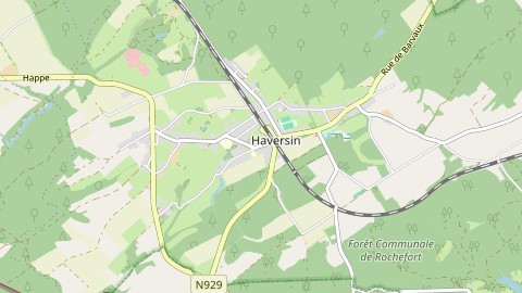 Carte de localisation de l'évènement