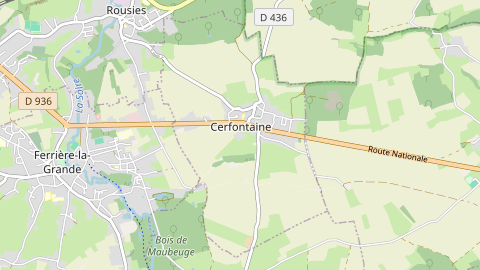 Carte de localisation de l'évènement