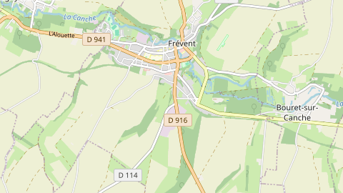 Carte de localisation de l'évènement