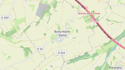 Carte de localisation de l'évènement