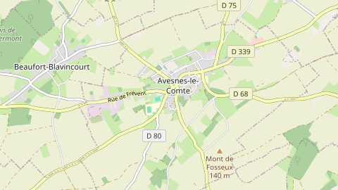 Carte de localisation de l'évènement