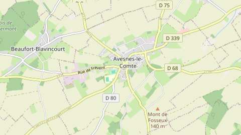 Carte de localisation de l'évènement