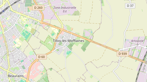 Carte de localisation de l'évènement