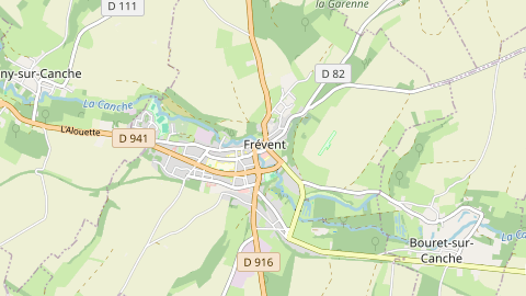 Carte de localisation de l'évènement