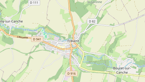 Carte de localisation de l'évènement