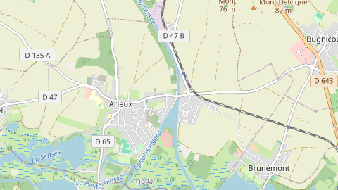 Carte de localisation de l'évènement