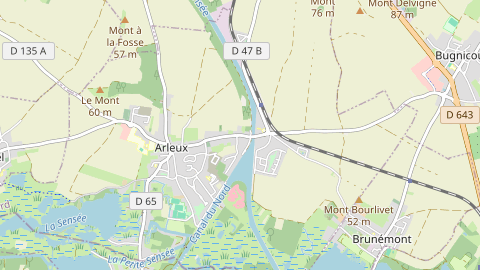 Carte de localisation de l'évènement