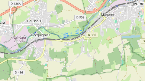 Carte de localisation de l'évènement