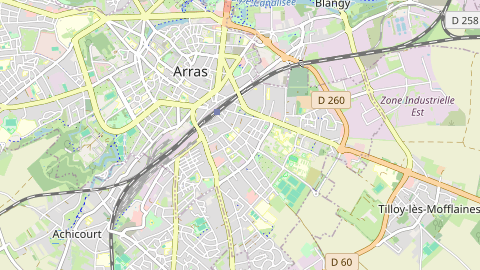 Carte de localisation de l'évènement