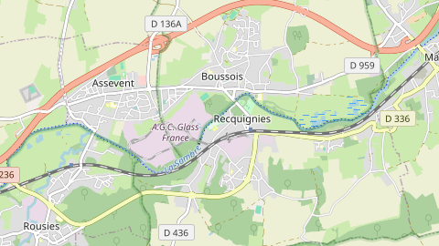 Carte de localisation de l'évènement