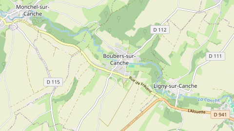 Carte de localisation de l'évènement