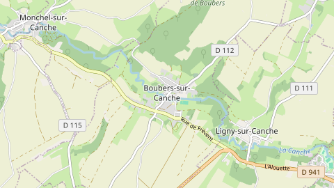 Carte de localisation de l'évènement