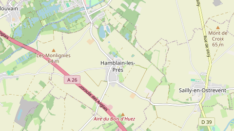 Carte de localisation de l'évènement