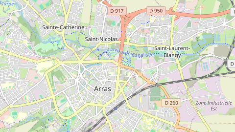 Carte de localisation de l'évènement