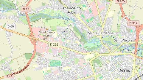 Carte de localisation de l'évènement