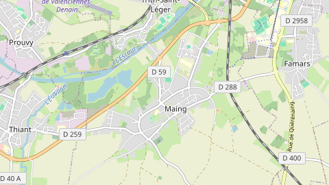 Carte de localisation de l'évènement