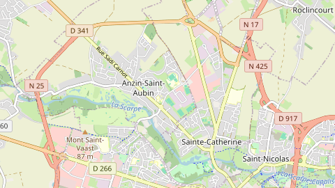 Carte de localisation de l'évènement