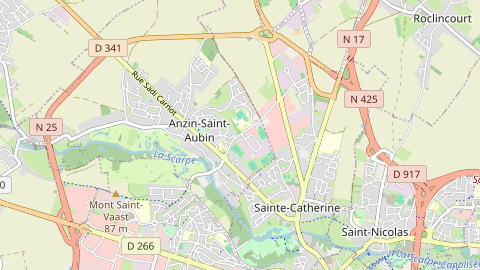 Carte de localisation de l'évènement