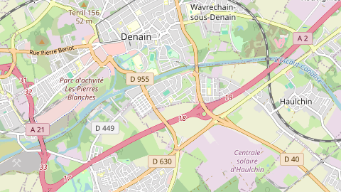 Carte de localisation de l'évènement