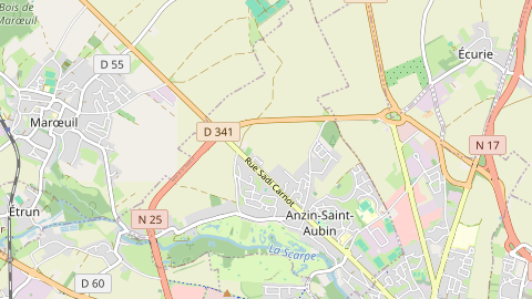 Carte de localisation de l'évènement