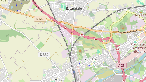 Carte de localisation de l'évènement