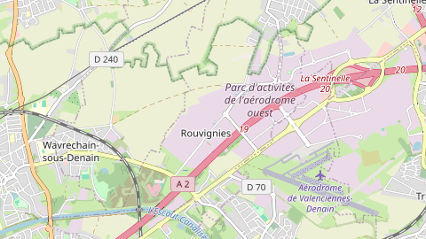 Carte de localisation de l'évènement