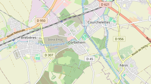 Carte de localisation de l'évènement