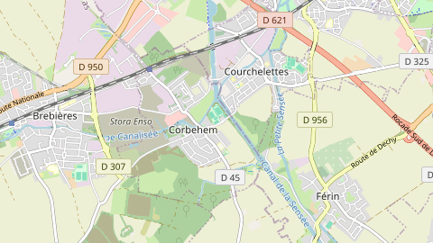 Carte de localisation de l'évènement
