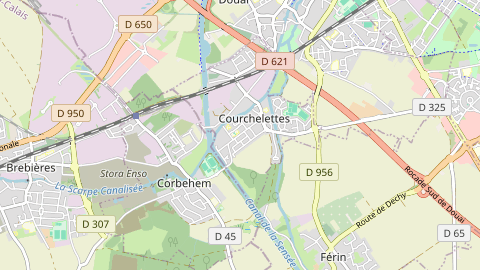 Carte de localisation de l'évènement