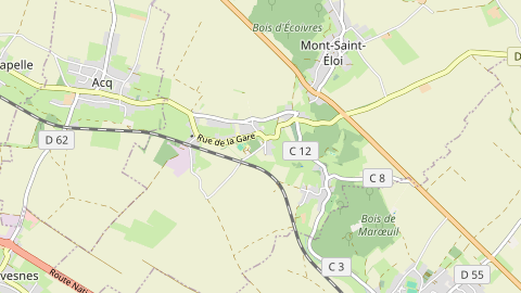 Carte de localisation de l'évènement