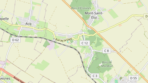 Carte de localisation de l'évènement