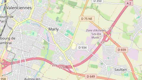 Carte de localisation de l'évènement