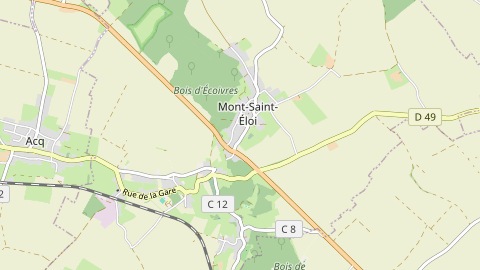 Carte de localisation de l'évènement