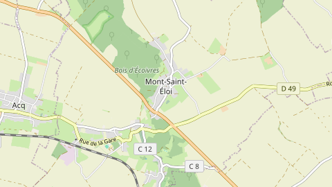 Carte de localisation de l'évènement