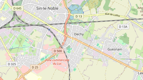 Carte de localisation de l'évènement